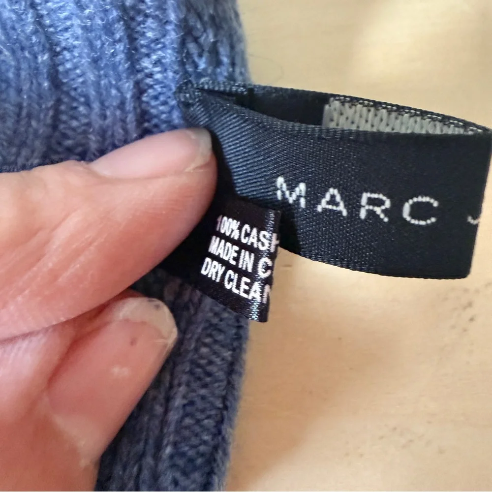 Marc Jacobs Blue cashmere fingerless Gloves